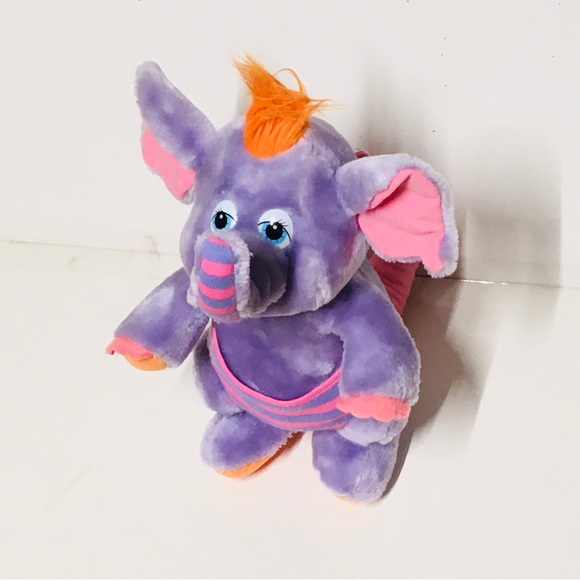SOLD OUT —— WUZZLES ELEROO Elephant Kangaroo 12” Hasbro Softies Plush VTG 1984 - Picture 5 of 11